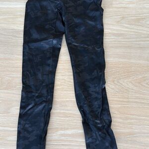 Spanx Black Camouflage Leggings
